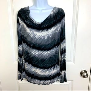 Premise tie-dye long sleeve women’s top. Medium